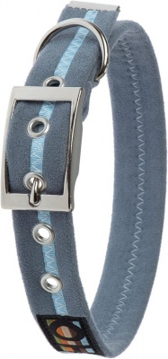 Oscar & Hooch Dog Collar L (41-51cm) Sky RRP 16.99 CLEARANCE XL 11.99